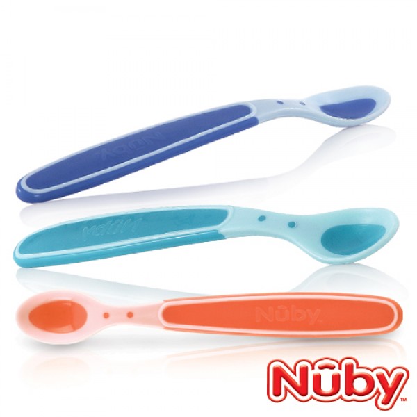 Hot Safe Feeding Spoons (3 packs) - Nuby - BabyOnline HK