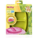 SureGrip Mircale Mat Suction Plate - Lime - Nuby - BabyOnline HK