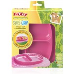 SureGrip Mircale Mat Suction Plate - Pink - Nuby - BabyOnline HK