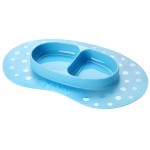 SureGrip Mircale Mat Suction Plate - Blue - Nuby - BabyOnline HK