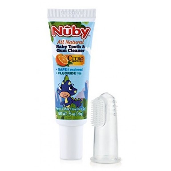 嬰兒牙齒及牙齦清潔劑 + 牙齦按摩指套 - Nuby - BabyOnline HK