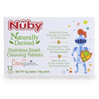 Nuby 不銹鋼清潔錠片 (12 包裝)