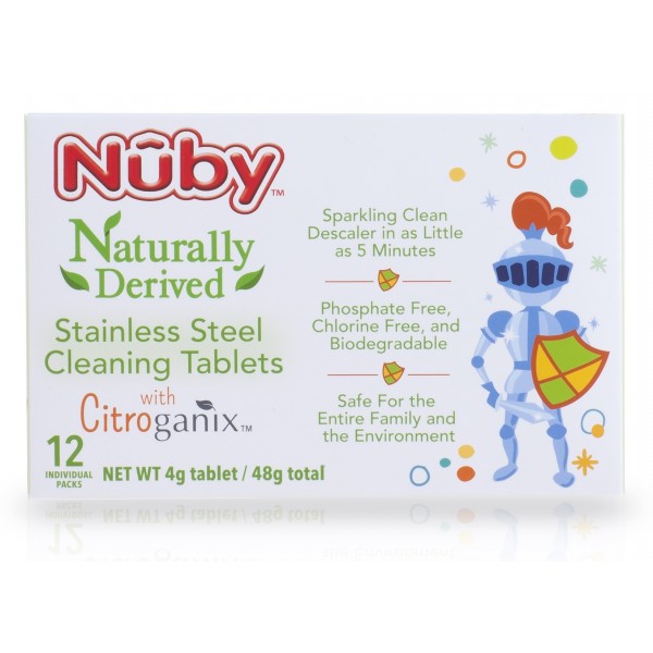 Stainless Steel Cleaning Tablets (12 packs) - Nuby - BabyOnline HK