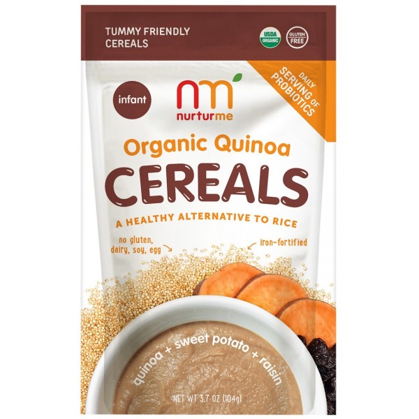 Organic Baby Cereal - Protein-packed Quinoa + Sweet Potato + Raisin 104g - NurturMe - BabyOnline HK