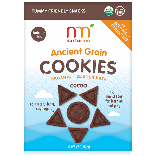 Ancient Gain Gluten-Free Cookies - Cocoa 122g - NurturMe - BabyOnline HK