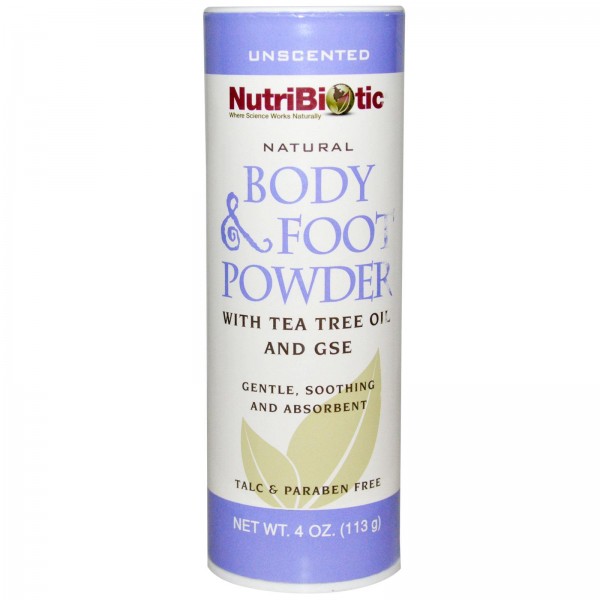 Natural Body & Foot Powder - Unscented 113g - NutriBiotic - BabyOnline HK