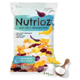 Nutrioz - Mixed Root Chips (Original Sea Salt) 50g