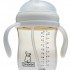 PPSU Wide-Neck Baby Bottle with Flexi-Straw (White) 280ml