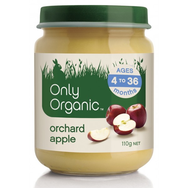 有機田園蘋果 110g - Only Organic - BabyOnline HK
