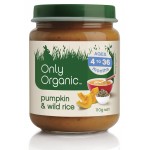 Organic Pumpkin & Wild Rice 110g - Only Organic - BabyOnline HK