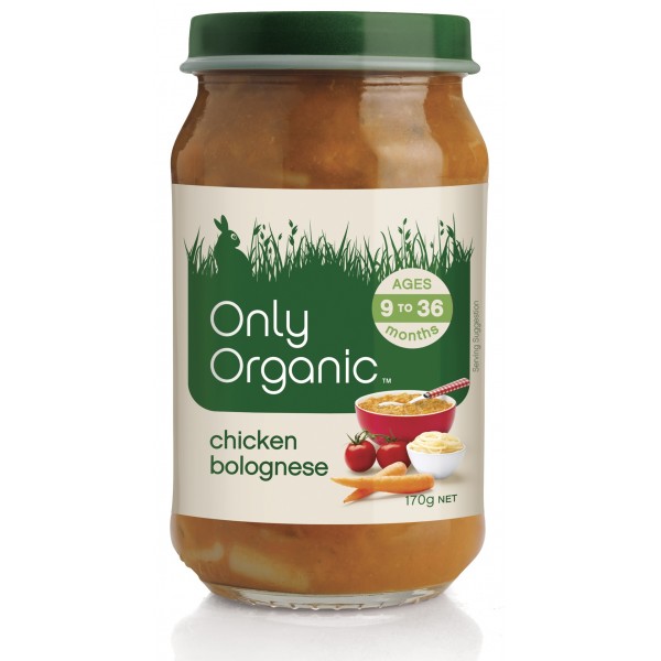 Organic Chicken Bolognese 170g - Only Organic - BabyOnline HK