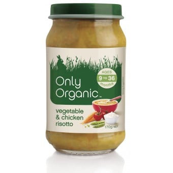 Organic Vegetable & Chicken Risotto 170g