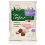 Organic Strawberry Yoghurt Kindy Rice Cakes 60g - Only Organic - BabyOnline HK