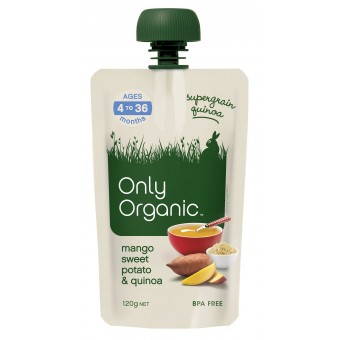 Organic Mango Sweet Potato & Quinoa 120g