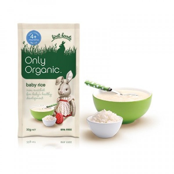 Organic Baby Rice 30g - Only Organic - BabyOnline HK