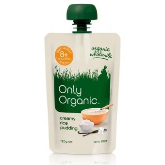 Organic Creamy Rice Pudding 120g
