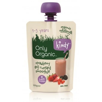 Organic Stawberry Goji Custard Smoothie 100g