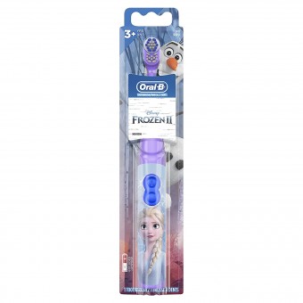 Oral-B - Kids Battery Power Electric Toothbrush (3Y+) - Disney Frozen II - Elsa
