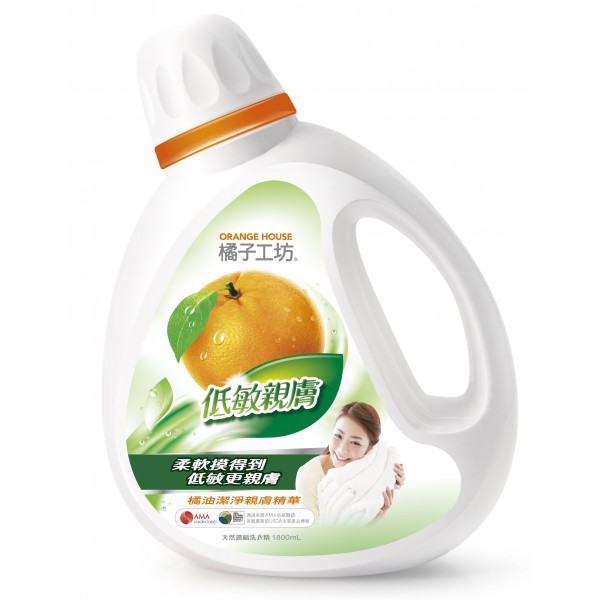 Hypo-Allergic Laundry Detergent 1800ml - Orange House - BabyOnline HK