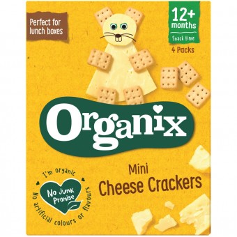 Organic Mini Cheese Crackers (4 x 20g)