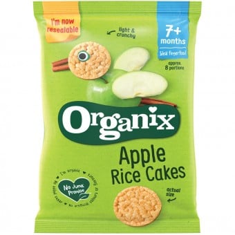 Organic Apple Rice Cakes 50g