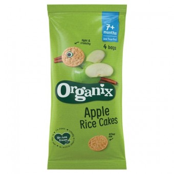 Organic Apple Rice Cakes (4 x 28g)