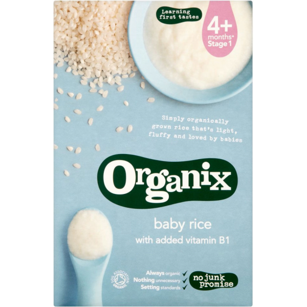 Organic Baby Rice 100g - Organix - BabyOnline HK