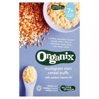 Organic Multigrain Mini Cereal Puff 90g