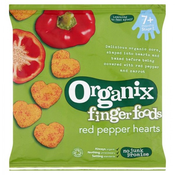 Organic Red Pepper Hearts 20g - Organix - BabyOnline HK