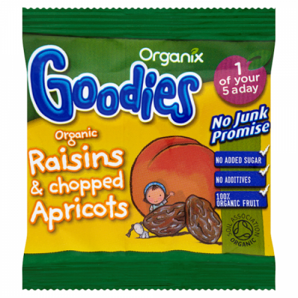 Organic Raisins & Chopped Apricot 18g - Organix - BabyOnline HK