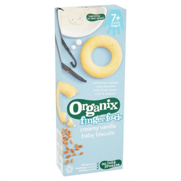 Organic Creamy Vanilla Baby Biscuit 54g - Organix - BabyOnline HK