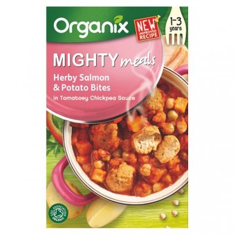 Organic Mighty Meals - Herby Salmon & Potato Bites