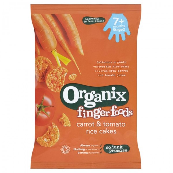 Organic Carrot & Tomato Rice Cakes 50g - Organix - BabyOnline HK