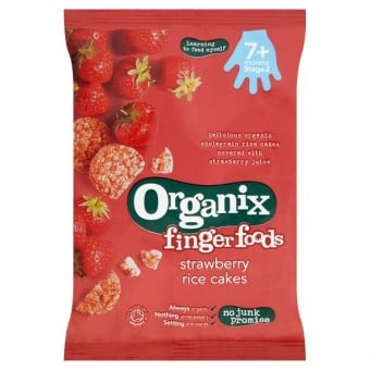 Organic Strawberry Rice Cakes 50g 