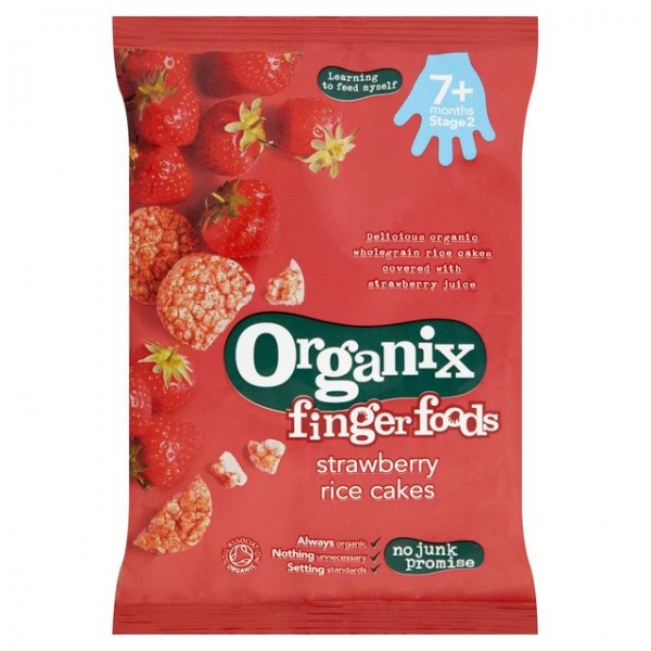 Organic Strawberry Rice Cakes 50g - Organix - BabyOnline HK