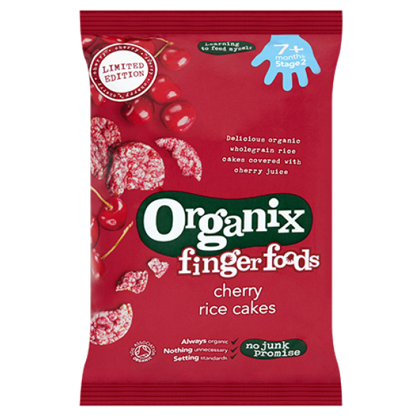 Organic Cherry Rice Cakes 50g - Organix - BabyOnline HK