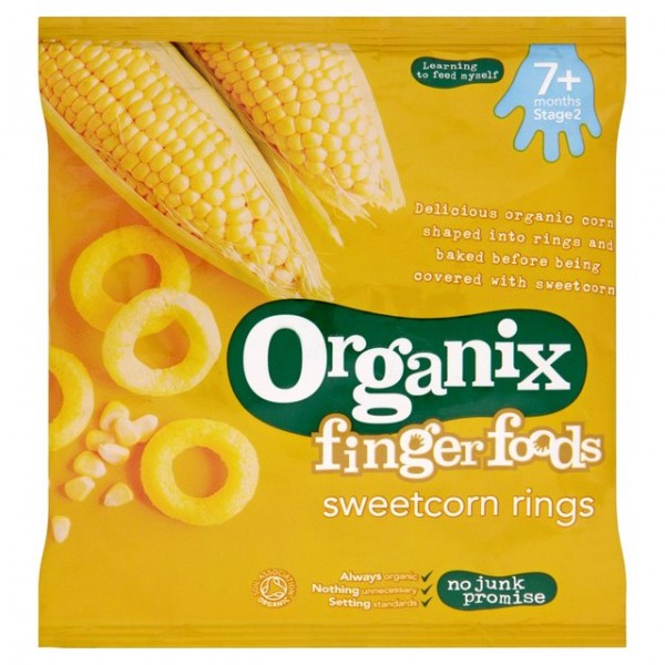 Organic Sweetcorn Rings 20g - Organix - BabyOnline HK