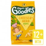 Organic Cheese & Herb Puffs 4 x 15g - Organix - BabyOnline HK