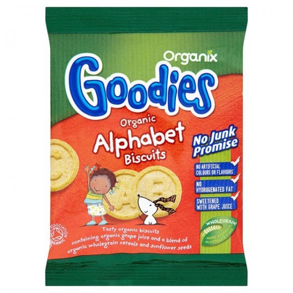 Organic Alphabet Biscuits 25g - Organix - BabyOnline HK
