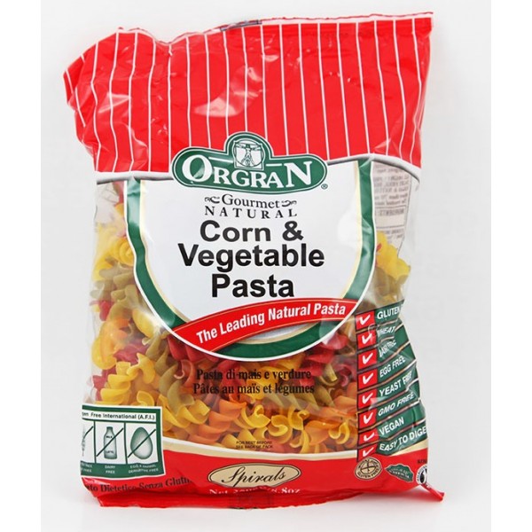 Gluten Free Corn & Vegetable Pasta Spirals 250g - Orgran - BabyOnline HK
