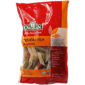 Gluten Free Vegetable Rice Pasta Penne 250g 
