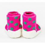 Attipas - Baby Walking Shoes - Polka Dot Pink (Size M) - Attipas - BabyOnline HK