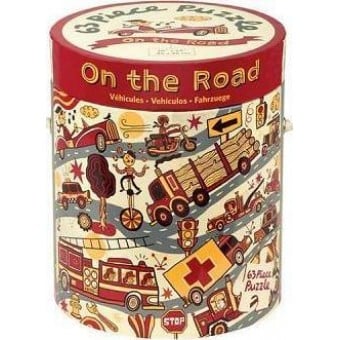 Mudpuppy Puzzle - On the Road (63 pieces)