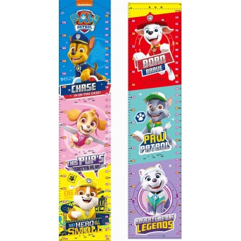 Paw Patrol - Height Measuring Chart with Alphabet Chart