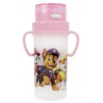 PAW Patrol - BPA Free Straw Bottle (with handle & Strap) 370ml (Pink) - Others - BabyOnline HK