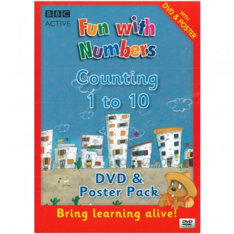 BBC Active - Fun with Numbers - Counting 1 to 10 (DVD & Poster Pack)