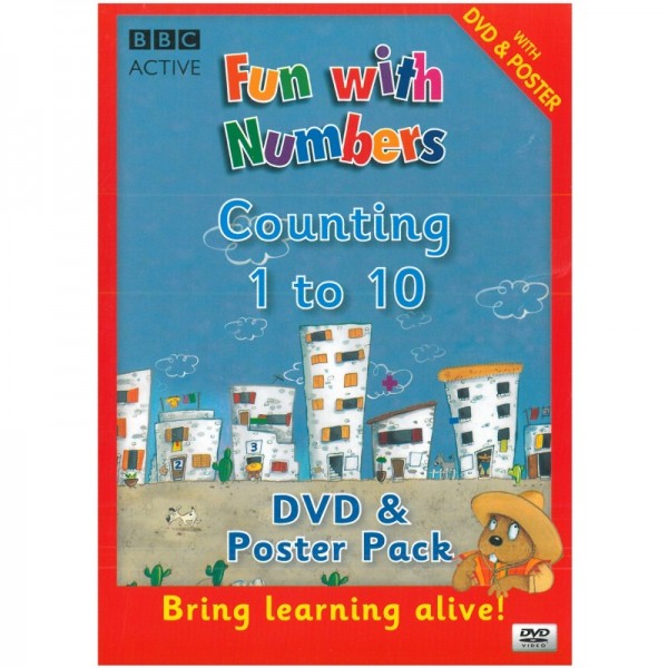 BBC Active - Fun with Numbers - Counting 1 to 10 (DVD & Poster Pack) - Snap! Entertainment - BabyOnline HK