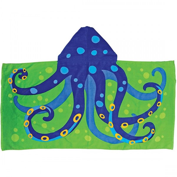Stephen Joseph - Octopus Hooded Towel - Stephen Joseph - BabyOnline HK