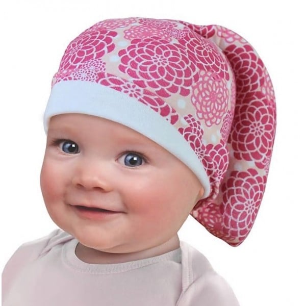 Tortle - Repositioning Beanie (Sweet Pink Flowers) Size S - Others - BabyOnline HK