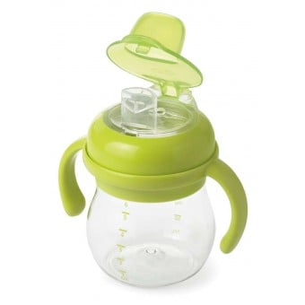 Soft Spout Sippy Cup with Removable Handles - Green